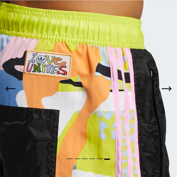 🔥ADIDAS LOVE UNITES WOVEN SHORTS (GENDER NEUTRAL) - Picture 10 of 12